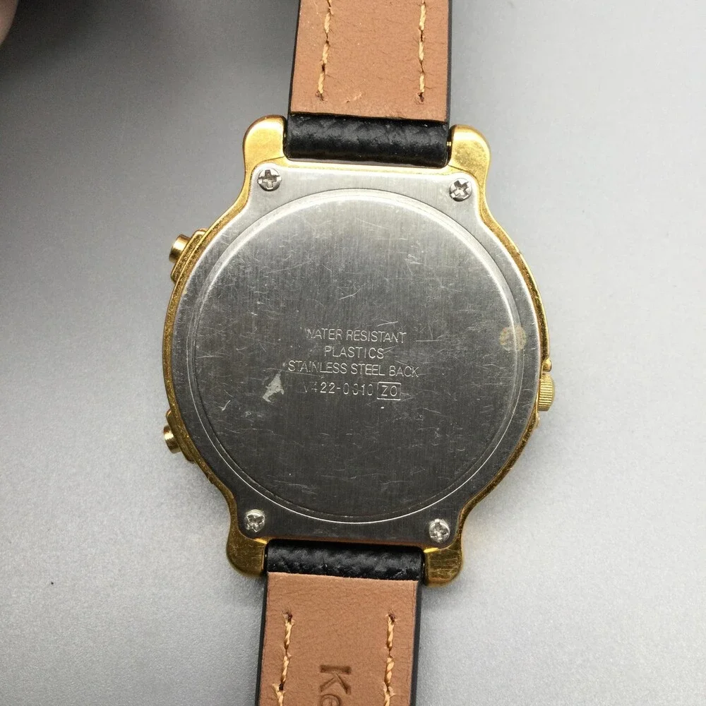 Lorus Boys Watch 31mm Disney Mickey Mouse Dial Gold Tone V422-0010 New Battery